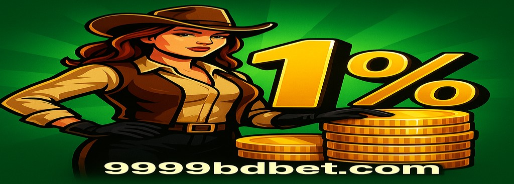 9999BDBET gaming platform in Bangladesh – Enjoy a 1% cashback on every transaction as part of this offer